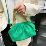 Women's High Cloud Shoulder Bag Chain Crossbody Clutch