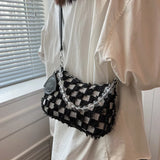 Women's High Denim Shoulder Bag Crossbody Tote