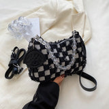 Women's High Denim Shoulder Bag Crossbody Tote