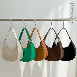 Casual Nylon Zipper Underarm Bag Ladies Handbags