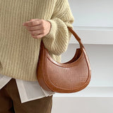 Nylon Zipper Casual Underarm Bag Colors Ladies Handbags
