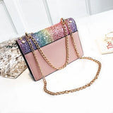 Women's Pearl Chain Crossbody Bag Messenger Bag