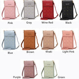Women's Shoulder Bag Handbag Crossbody Purse Wallet Phone Case