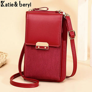 Women's Small Leather Shoulder Bag Crossbody Purse