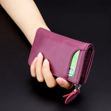 Minimalist Soft Leather Key Wallet for Women Men