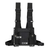 Tactical Vest Fanny Pack Chest Rig Bags Unisex Hip hop Shoulder Bag