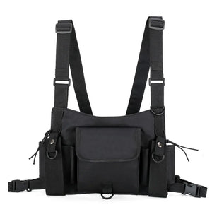 Tactical Vest Fanny Pack Chest Rig Bags Unisex Hip hop Shoulder Bag