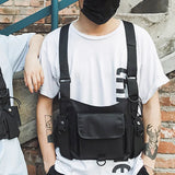 Tactical Vest Fanny Pack Chest Rig Bags Unisex Hip hop Shoulder Bag