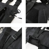 Tactical Vest Fanny Pack Chest Rig Bags Unisex Hip hop Shoulder Bag