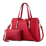 Temperament Messenger Shoulder Bag Female Autumn Handbag Two-piece