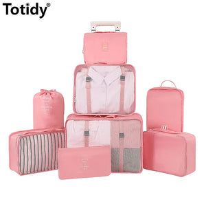 Travel Bag Clothes Shoe Underwear Organizer Luggage Packing Cube Storage