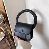 Korea Style Mini PU Leather Vintage Crossbody Shoulder Bag