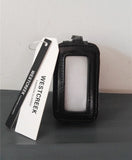 Vintage Car Key Holder Smart Housekeeper Genuine Leather Double Zipper Key Case