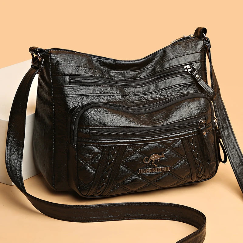 Vintage Women's Bag Retro Handbags for Women Classic Shoulder Bag