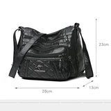 Vintage Women's Bag Retro Handbags for Women Classic Shoulder Bag