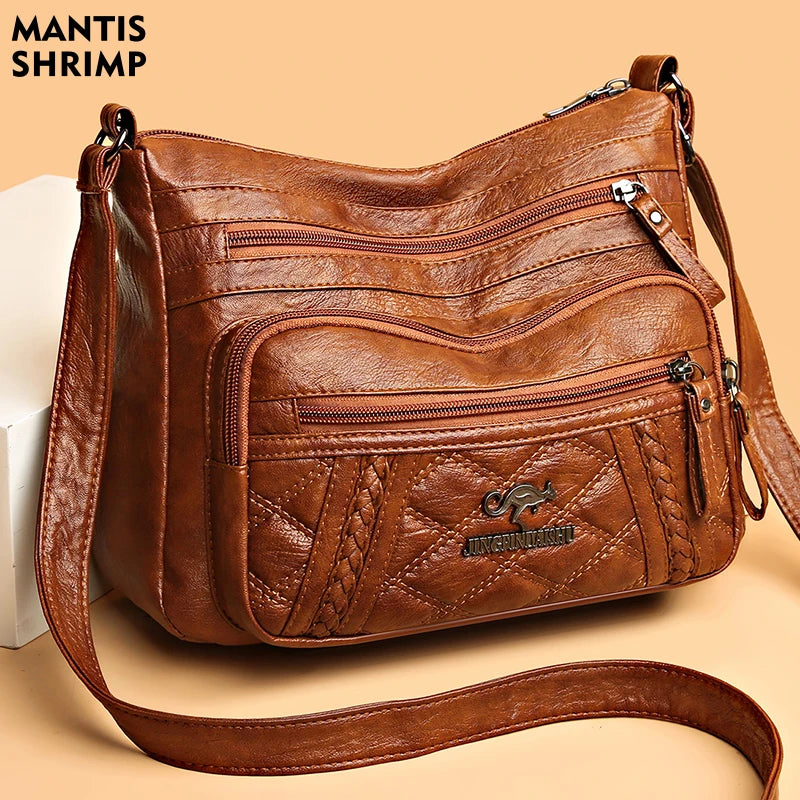 Vintage Women's Bag Retro Handbags for Women Classic Shoulder Bag