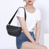 Women's Waist Bag Casual Travel Belt Crossbody Bag Chest Bag Fanny Pack Purse
