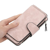 Scratch-Resistant Lady Wallet Long Clutch PU Female Purse