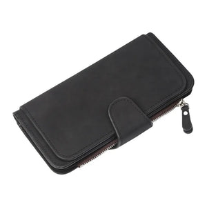 Scratch-Resistant Lady Wallet Long Clutch PU Female Purse