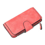 Scratch-Resistant Lady Wallet Long Clutch PU Female Purse