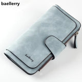 Scrub Leather Women Wallet Long Lady Purses High Clutch Female Wallet