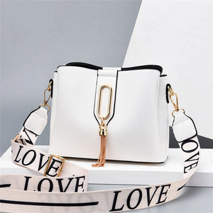 Leather Crossbody Bag for Women Messenger Handbag
