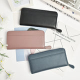 RFID Blocking Women Clutch Wallet Leather Long Purse Large Capacity Phone Wallet