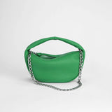 Vintage Lychee Pattern Women Hobo Bag Chain Underarm Bag