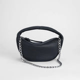 Vintage Lychee Pattern Women Hobo Bag Chain Underarm Bag
