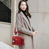 Women Leather Handbags High Shoulder Bags Ladies Handbags PU Leather