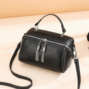 Rivet Leather Handbag Multicolor Crossbody Bag for Women