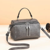 Rivet Leather Handbag Multicolor Crossbody Bag for Women