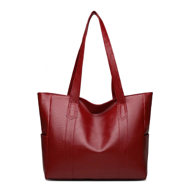 Women Leather Handbags PU Tote Bag Large Female Shoulder Bags