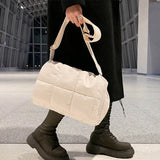 Winter Messenger Bag Large Capacity Crossbody Shopping Bag