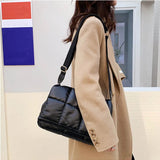 Winter Messenger Bag Large Capacity Crossbody Shopping Bag