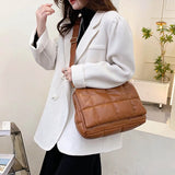 Winter Messenger Bag Large Capacity Crossbody Shopping Bag