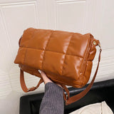 Winter Messenger Bag Large Capacity Crossbody Shopping Bag