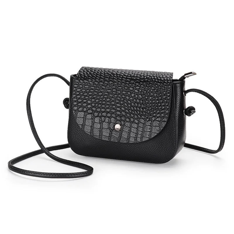 High Square Rivet Messenger Bag Chain Crossbody Bag