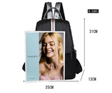 Sequin Oxford Women Backpack Big Capacity Anti-theft Ladies School Bag