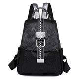 Sequin Oxford Women Backpack Big Capacity Anti-theft Ladies School Bag