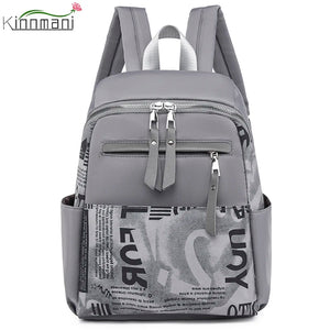Women's Oxford Cloth Waterproof School Backpack