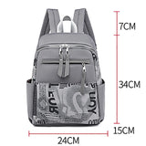 Women's Oxford Cloth Waterproof School Backpack