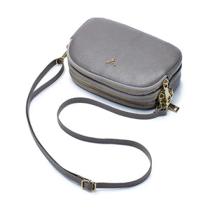 Women's Leather Flap Messenger Bag Crossbody Handbag