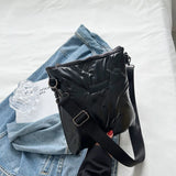 Winter Nylon Crossbody Bag Lady Tote Purse Down Shoulder Bag