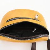 Women's Leather Waist Bag Shoulder Messenger Chest Fanny Pack