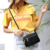 Women's Small Nylon Shoulder Messenger Bag Crossbody Phone Purse