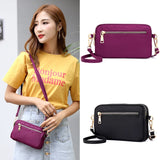 Women's Small Nylon Shoulder Messenger Bag Crossbody Phone Purse
