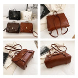 Women Backpacks Pu Leather Multifunction Female Shoulder Bags Tote