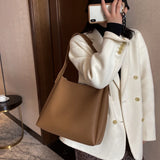 Women's Large Capacity PU Shoulder Bag