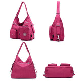 Waterproof Nylon Crossbody Bags for Women Large Capacity Lady Shoulder Bag Tote